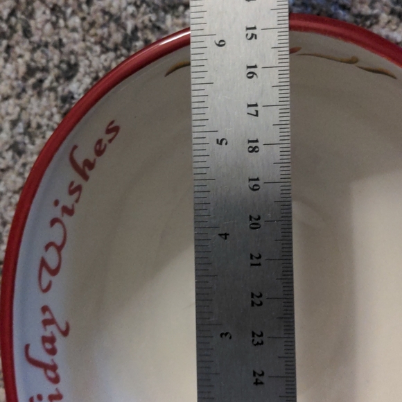 Fritz and Floyd Damask Holiday Bowl - Picture 4 of 4